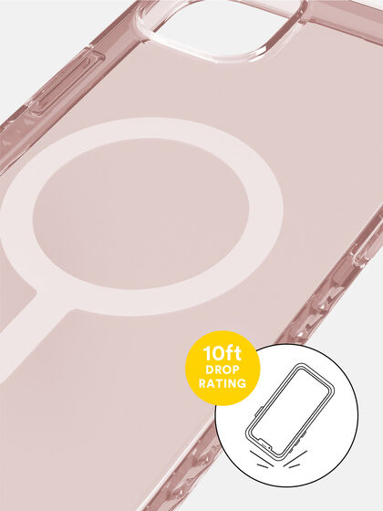 Carve Pink Case with MagSafe for iPhone 14 Plus, , large